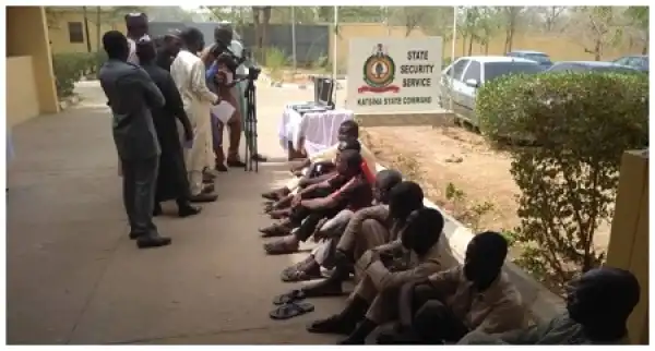 DSS Arrest Three Suspected Hackers, Five Fraudsters For Duping Job Seekers Over N30m In Katsina (Photo)