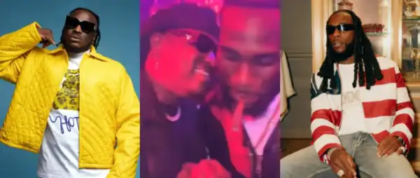 Peruzzi & Burna Boy Link Up at Club