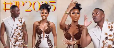 Priscy Ojo Hypes Hubby Juma Jux For Spending ₦1 Billion On Their Wedding Ceremonies