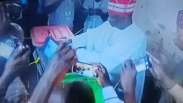 NNPC Presidential Candidate, Kwankwaso Casts Vote