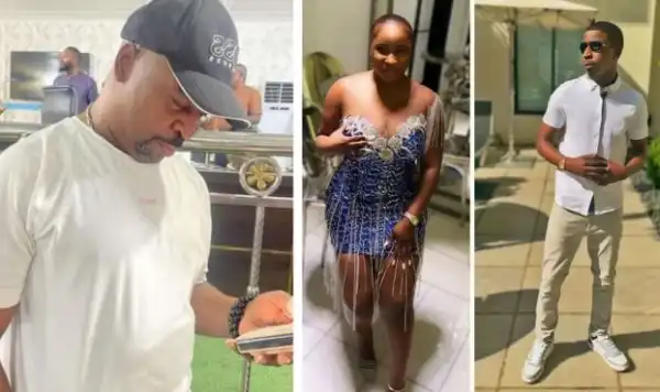 MC Oluomo Celebrates His Twins On Their Birthday