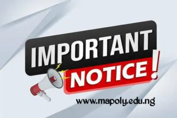 MAPOLY update on deadline for 2nd semester registration, 2025/26 Session