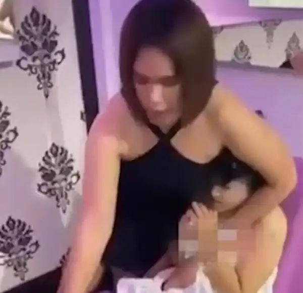 Drama As Angry Wife Storms Brothel To Beat Up And Strip Pr*stitute She Caught With Husband