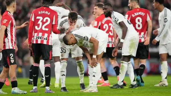 LaLiga: Mbappe misses penalty as Real Madrid lose to Athletic