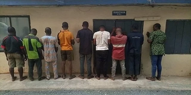 Police arrest Anambra woman, 8 others for vandalizing power line mast