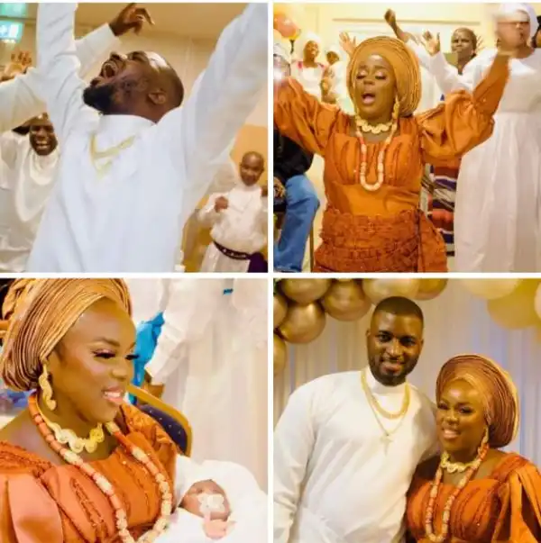 Nigerian Couple Welcome Baby After 10-years Of Waiting