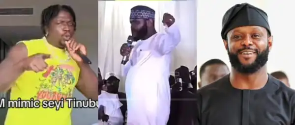 Verydarkman Hilariously Mimics Seyi Tinubu’s Viral Speech In Yola