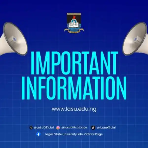 LASU reopens Post-UTME registration portal, 2026/27