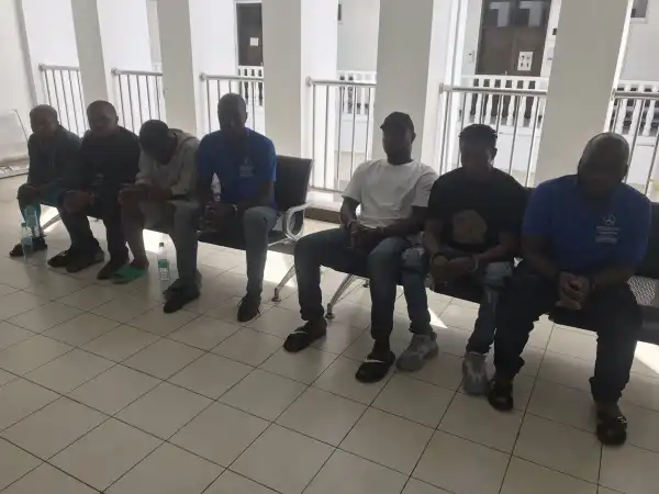Man Shares Photo Of Nigerian Citizens Arrested For Drug Trafficking In Seychelles