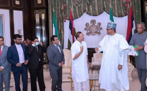 President Buhari Receives Indian Prime Minister, Muraleedharan In Aso Rock