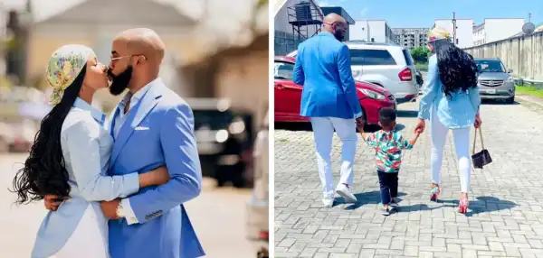 Singer, Banky W Ignores Cheating Rumours, Shares Lovely Family Photos