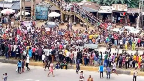 Drama As Workers Seize LG Chairman, Adegoke Ogunsola's Car In Osun