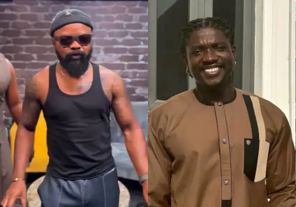 Nedu spotted wearing  VDM’s Signature Singlet After Criticism And accusations