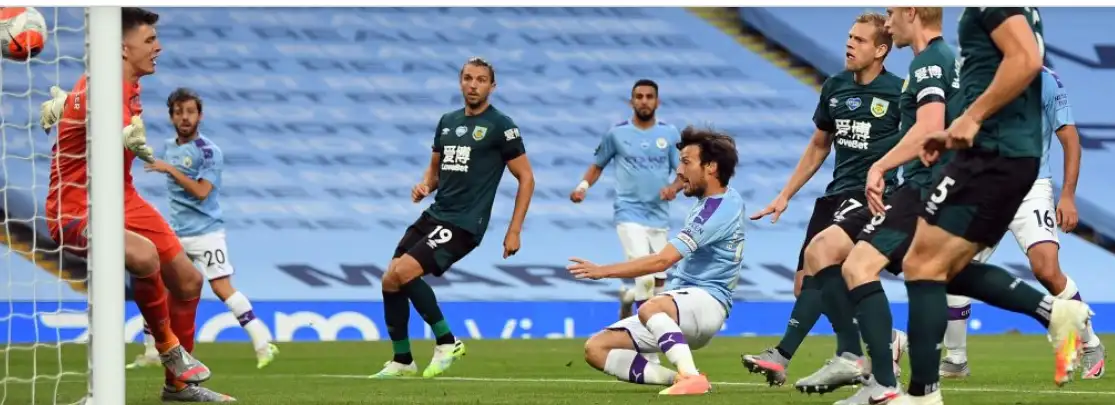 EPL: Manchester City thrash Burnley 5-0 (Detals)