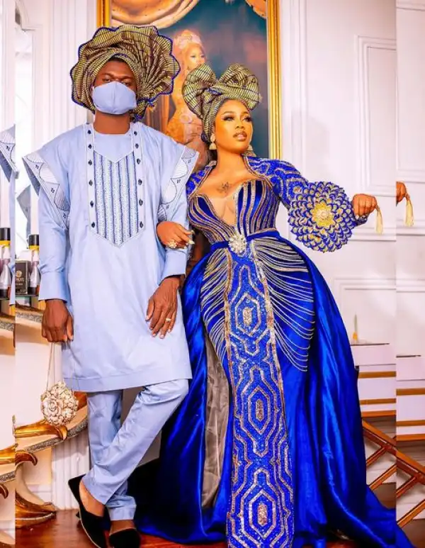 Toyin Lawani And Husband, Segun Celebrate First Wedding Anniversary