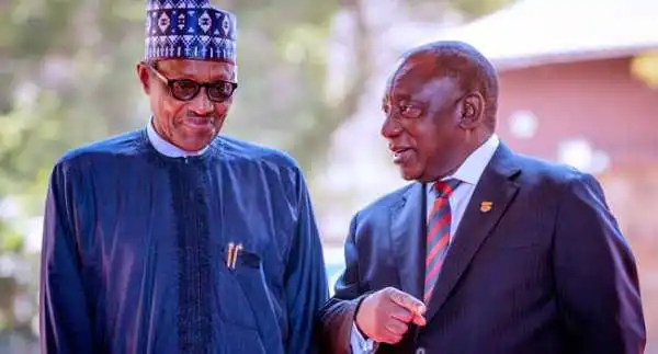 Buhari Receives South African President Ramaphosa In Aso Rock