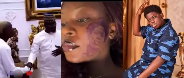 King Ochacho Searches For Lady Who Tattooed His Son’s Face, Offers Her €1,000