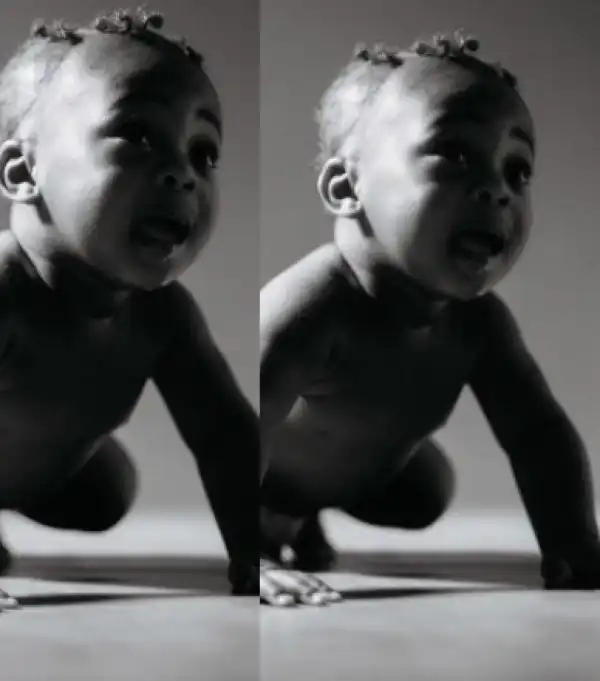 Davido unveils his son’s pictures on the cover of his soon-to-be-released album