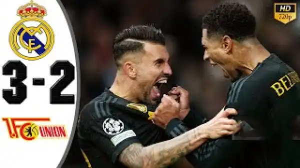 Union Berlin vs Real Madrid 2 - 3 (Champions League Goals & Highlights)
