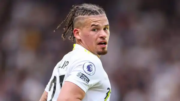 Manchester City agree £45m deal for Leeds midfielder Kalvin Phillips