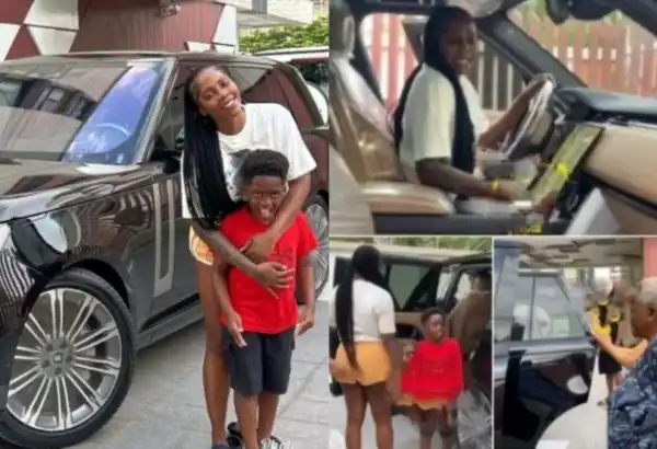 Tiwa Savage Splashes Millions On Brand New Range Rover (Video)