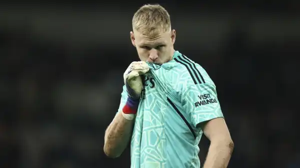 Aaron Ramsdale kicked by Tottenham fan following north London derby