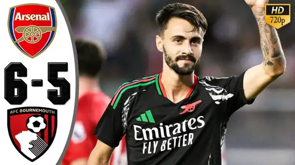 Arsenal vs Bournemouth 1 - 1 PEN(5-4) (Friendly 2024 Goals & Highlights)