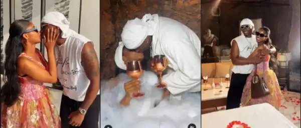 Priscilla Ojo And Juma Jux Melt Hearts With Spa Date And Sweet PDA