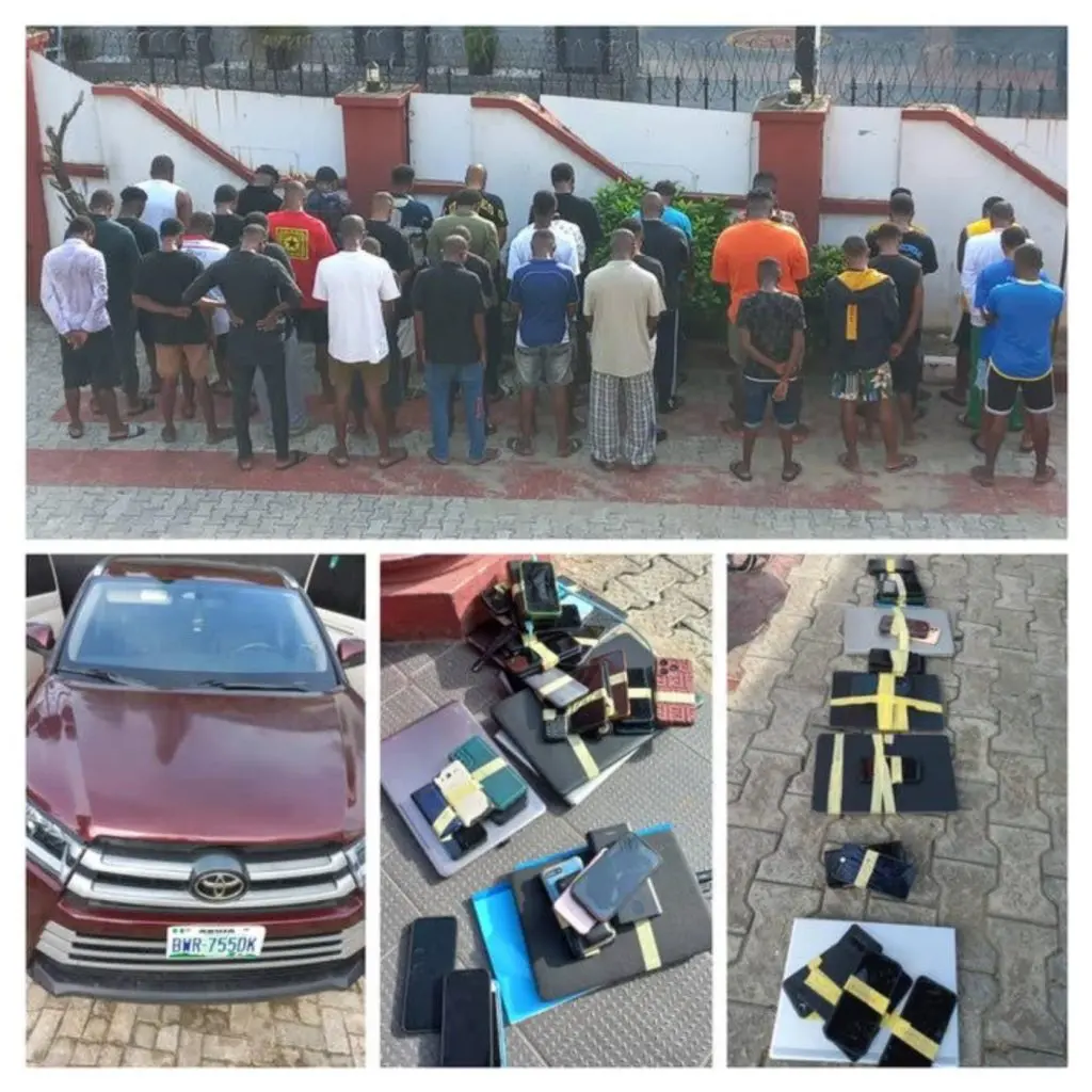 EFCC arrests 40 internet fraudsters in Akwa Ibom