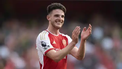 Declan Rice reveals sticker Mikel Arteta made him wear after Arsenal transfer