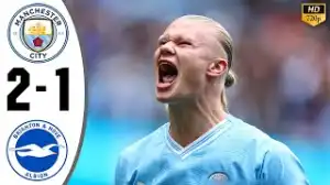 Manchester City vs Brighton 2 - 1 (Premier League Goals & Highlights)