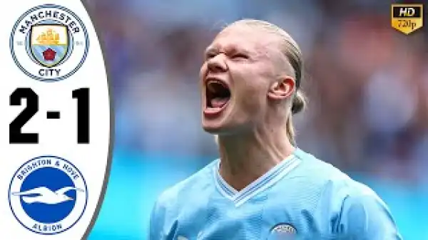 Manchester City vs Brighton 2 - 1 (Premier League Goals & Highlights)