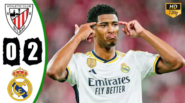 Athletic Bilbao vs Real Madrid 0 - 2 (Laliga Goals & Highlights)