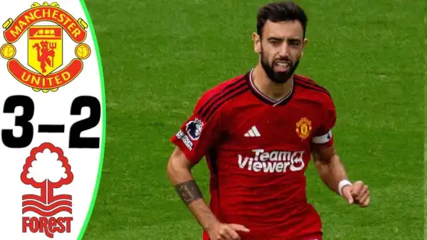 Man United vs Nottingham Forest 3 - 2 (Premier League Goals & Highlights)