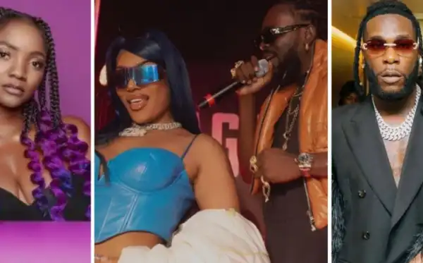 Burna Boy, Simi Won’t Like This – Reactions As Stefflon Don Twerks For Adekunle Gold On Stage (Video)