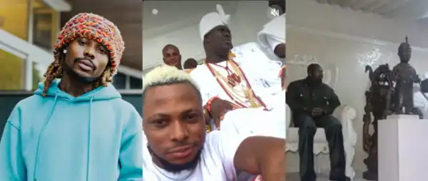 “He Sat On The Floor Back Then”- Throwback Video Of Asake At Ooni’s Palace In 2018 Goes Viral