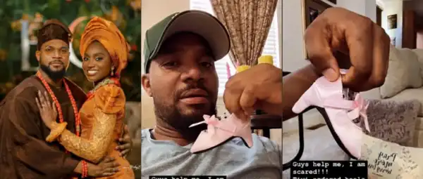 Kunle Remi Cries Out After Wife Buys High Heels For Their Baby Daughter