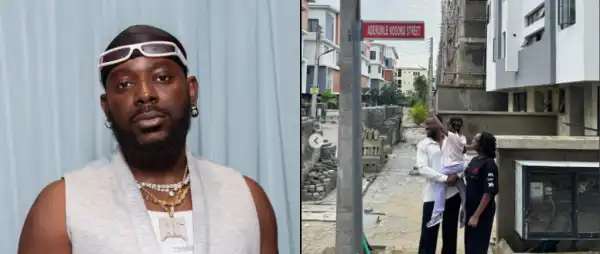 Adekunle Gold Rejoices With Family After A Street Is Named In His Honour