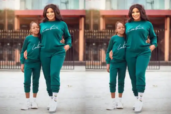 ‘My first fruit’ Uche Ogbodo gushes over her first daughter as she shares testimony of her birth