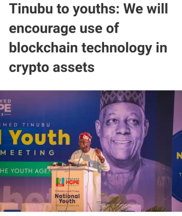 Tinubu To Youths: We