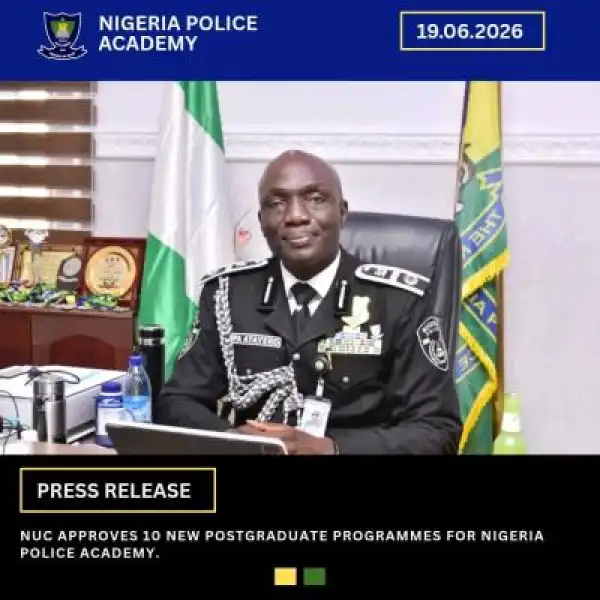 Nigeria Police Academy gets NUC