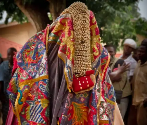 Lockdown: Shock As Imo Youths Defy Order, Chase Policemen Away With Masquerade