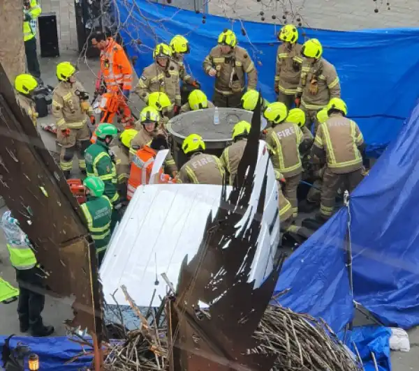 Man crushed to death by telescopic urinal while he worked