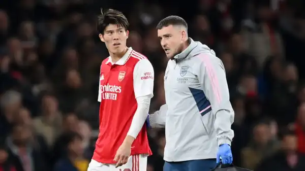 Arsenal learn severity of Takehiro Tomiyasu knee injury