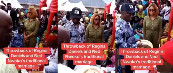 Old Video of Regina Daniels’ Traditional Wedding to Ned Nwoko Goes Viral
