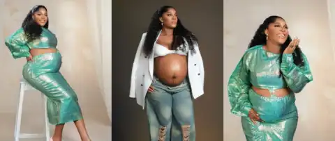 BNaija’s Lucy Edet Shares Stunning Maternity Shoot Photos