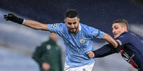 Riyad Mahrez hints at Champions League prediction as Manchester City look to make history