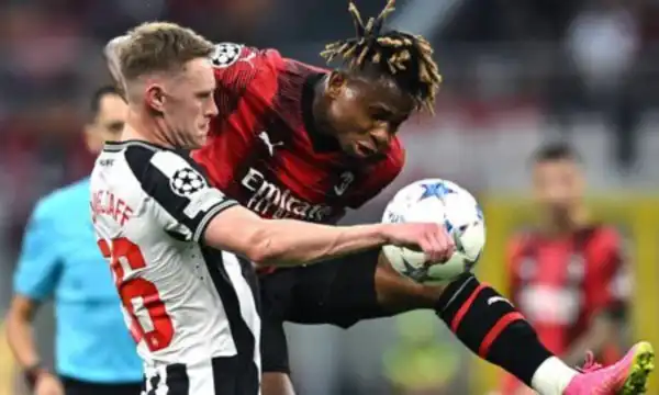 UCL: Why I started Chukwueze against Newcastle United – Pioli