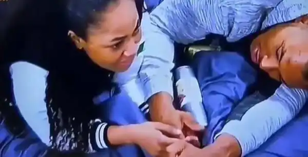 #BBNaija: Eric And Erica Already Dating Just A Few Days In The House? – Video