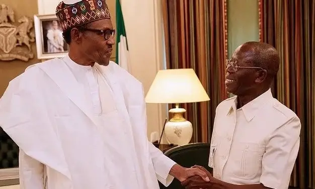 Buhari salutes Oshiomhole at 71
